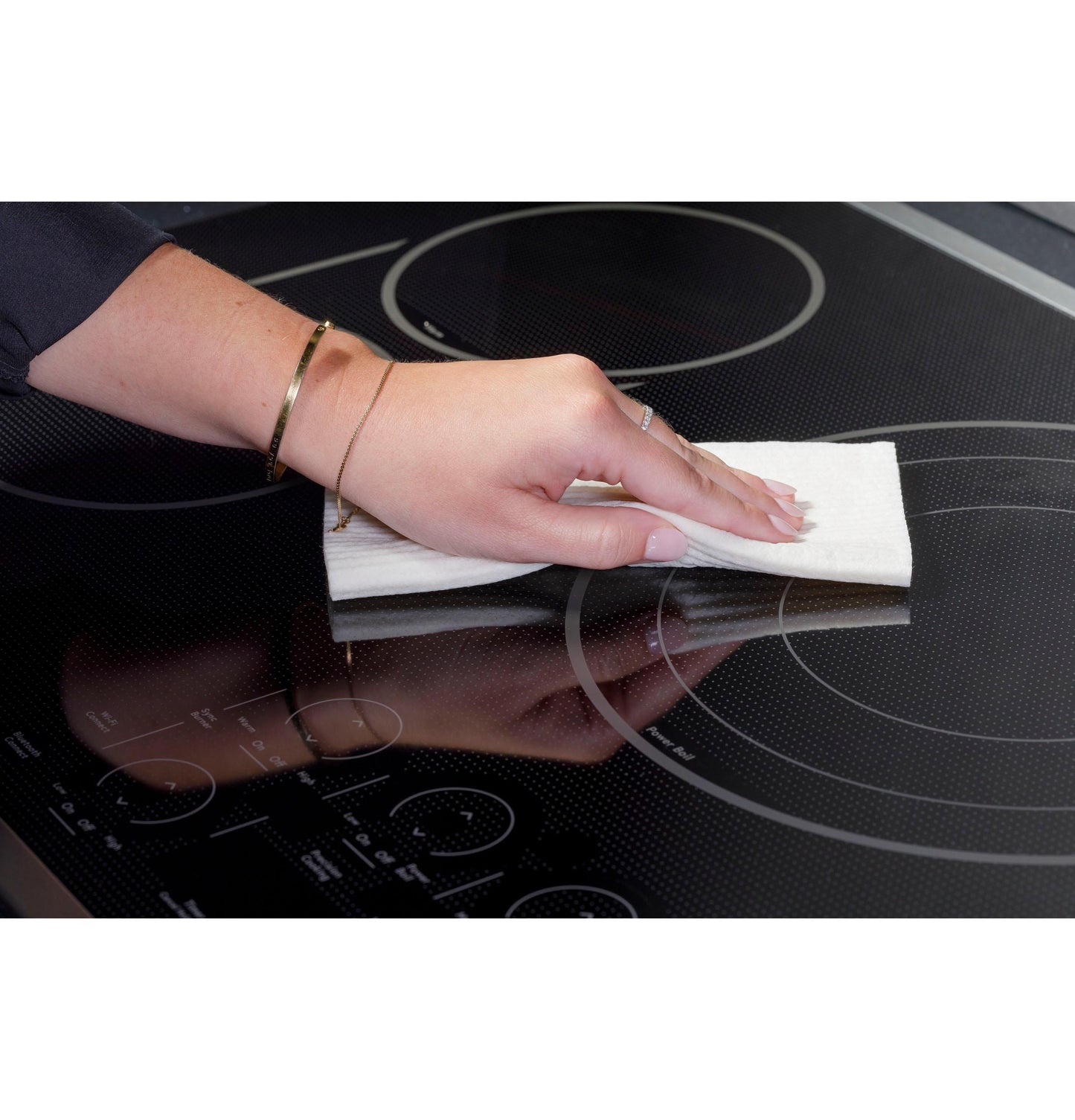 CAFE  36" Touch-Control Electric Cooktop Black - CEP90361TBB