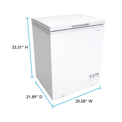 AVANTI Avanti 5.0 cu. ft. Garage Ready Convertible Chest Freezer White - CF5F0W