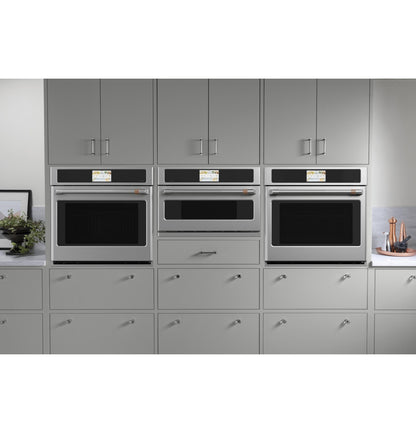 CAFE 27" Smart Single Wall Oven with Convection in Stainless Steel - CKS70DP2NS1