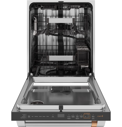 CAFE CustomFit ENERGY STAR Stainless Interior Smart Dishwasher with Ultra Wash Top Rack and Dual Convection Ultra Dry, 44 dBA Black - CDT858P3VD1