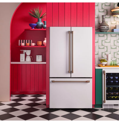 CAFE CWE23SP4MW2 CAFé™ ENERGY STAR® 23.1 Cu. Ft. Smart Counter-Depth French-Door Refrigerator White