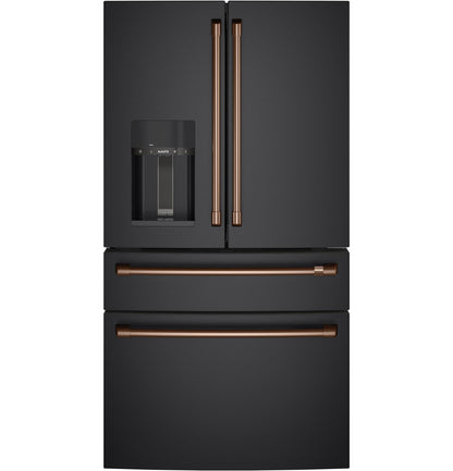 CAFE CVE28DP3ND1 CAFé™ ENERGY STAR® 27.8 Cu. Ft. Smart 4-Door French-Door Refrigerator Black