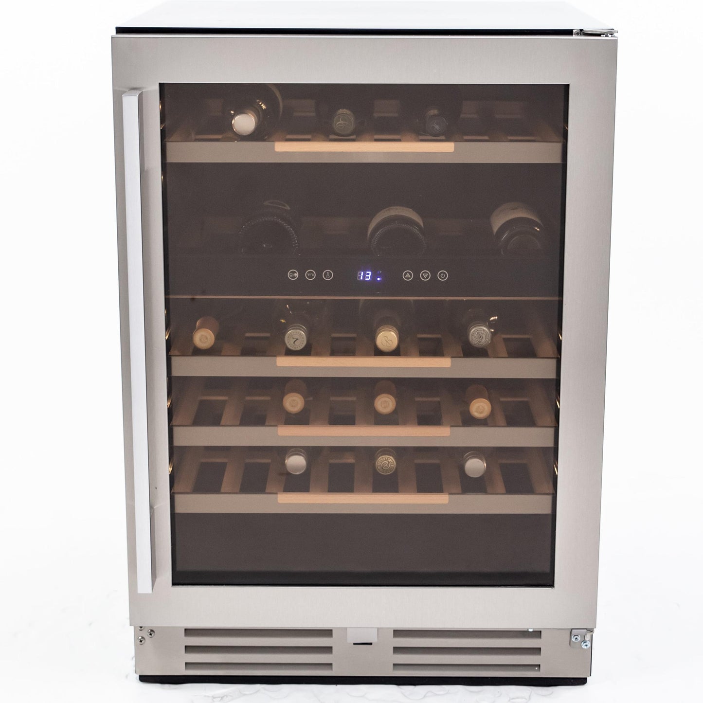AVANTI WCSE47R3S Avanti ELITE Series Wine Cooler, 47 Bottle Capacity - in Stainless Steel / 47 Bottles in Stainless Steel
