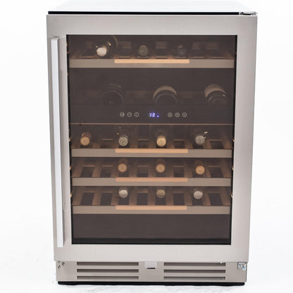 AVANTI WCSE47R3S Avanti ELITE Series Wine Cooler, 47 Bottle Capacity - in Stainless Steel / 47 Bottles in Stainless Steel