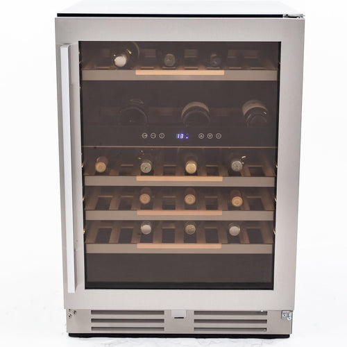 AVANTI WCSE47R3S Avanti ELITE Series Wine Cooler, 47 Bottle Capacity - in Stainless Steel / 47 Bottles in Stainless Steel