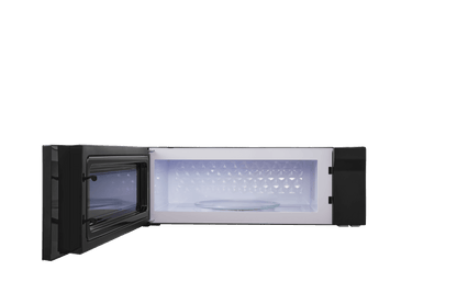 XO APPLIANCE XOOTR30LPS Low-Profile 30" Over-The-Range Microwave Oven in Black Glass with in Stainless Steel Trim Black On Stainless - XOOTR30LPS