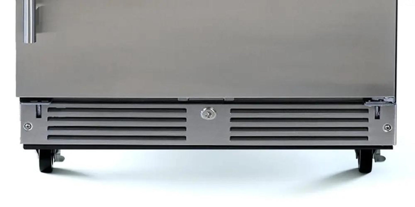 XO APPLIANCE XOU15ORSL Outdoor Refrigerator 15" Solid in Stainless Steel, Left Hinge in Stainless Steel - XOU15ORSL
