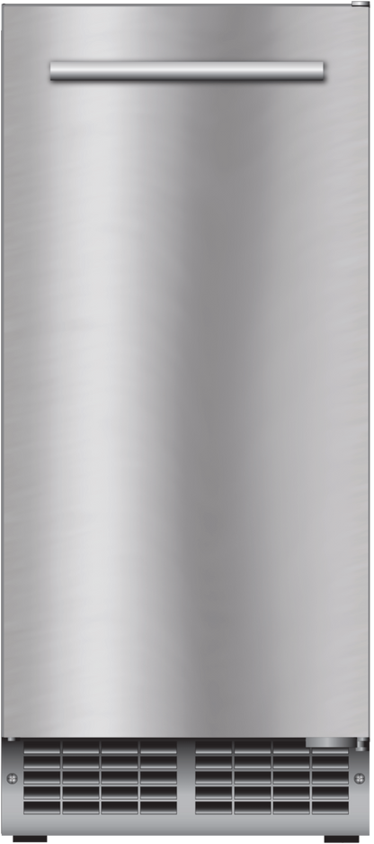 XO APPLIANCE XOUIM1565SP 15" Clear Gourmet Ice Maker Fingerprint Resistant in Stainless Steel w Pump in Stainless Steel - XOUIM1565SP