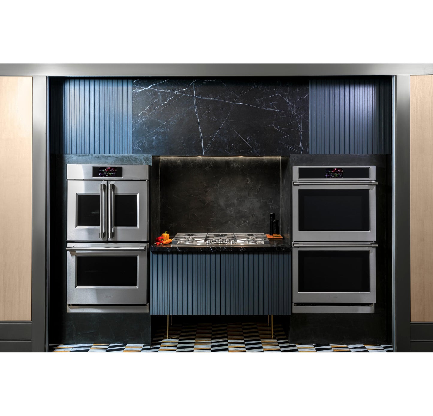 MONOGRAM Monogram 30" Statement French-Door Double Wall Oven in Stainless Steel - ZTDX1FPSNSS