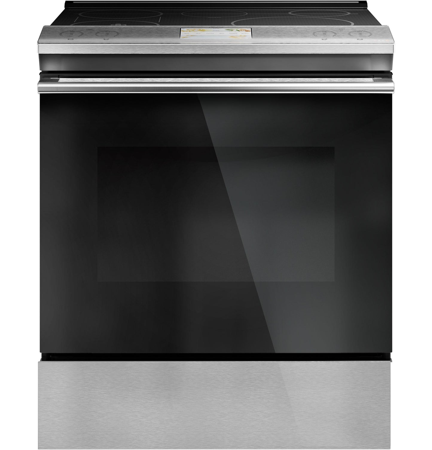 CAFE  30" Smart Slide-In, Front-Control, Induction and Convection Range with In-Oven Camera in Platinum Glass Gray - CHS90XM2NS5