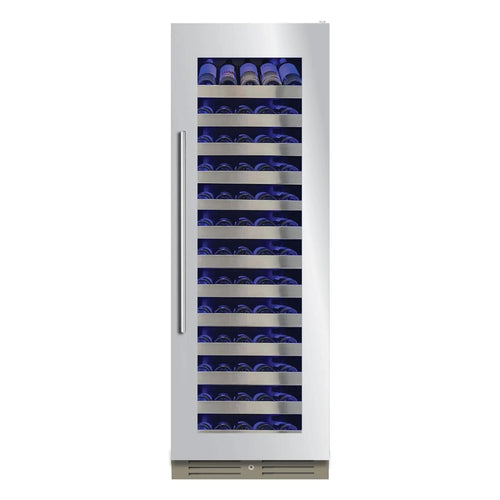 XO APPLIANCE XOU2470WGS Tall Single Zone Wine Cooler, Glass with in Stainless Steel Trim in Stainless Steel - XOU2470WGS