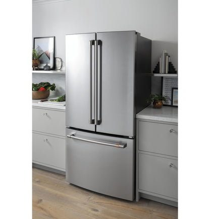 CAFE  ENERGY STAR 18.6 Cu. Ft. Counter-Depth French-Door Refrigerator White - CWE19SP4NW2