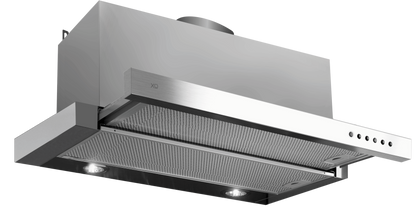 XO APPLIANCE XOC36SC 36" CCC 600/395 CFM Under Cabinet Glide Out Visor Italian Made in Stainless Steel - XOC36SC