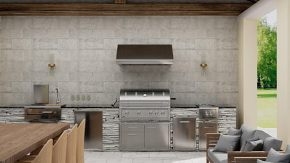 XO APPLIANCE XOGV36S Outdoor hood, 36"W, 33"D, 18"T, 1200CFM, LEDs, pro baffle filters in Stainless Steel - XOGV36S