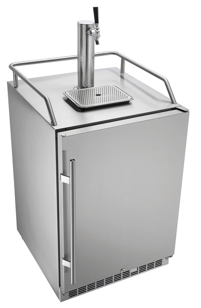 SILHOUETTE Silhouette Pro - 24" Outdoor Keg Cooler in Stainless Steel - DKC055D1SSPRO