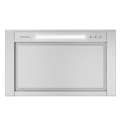 MONOGRAM Monogram 36" Wall-Mounted Pyramid Chimney Vent Hood with Air Quality Sensors in Stainless Steel - ZVWS361SRSS