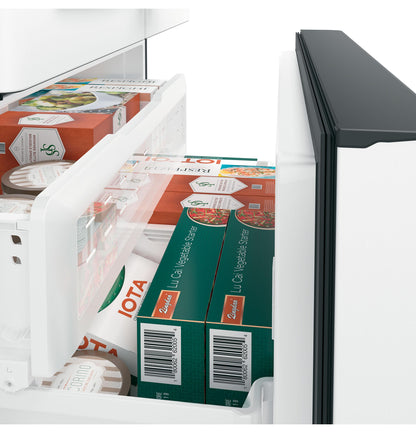 CAFE  ENERGY STAR 22.1 Cu. Ft. Smart Counter-Depth French-Door Refrigerator with Hot Water Dispenser White - CYE22TP4MW2