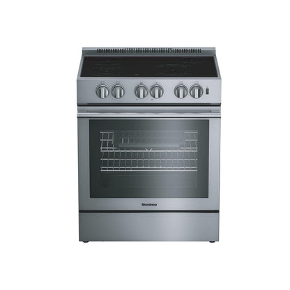 BLOMBERG APPLIANCES BIR34452SS 30in Induction range with 5.7 cu ft self clean oven, slide-in style in Stainless Steel - BIR34452SS