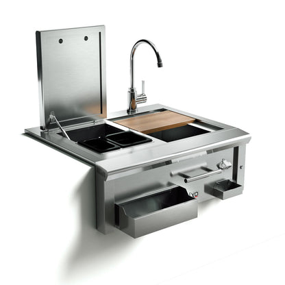 XO APPLIANCE XOG30BARPRO 30" in Stainless Steel Cocktail Pro Station with Sink in Stainless Steel - XOG30BARPRO