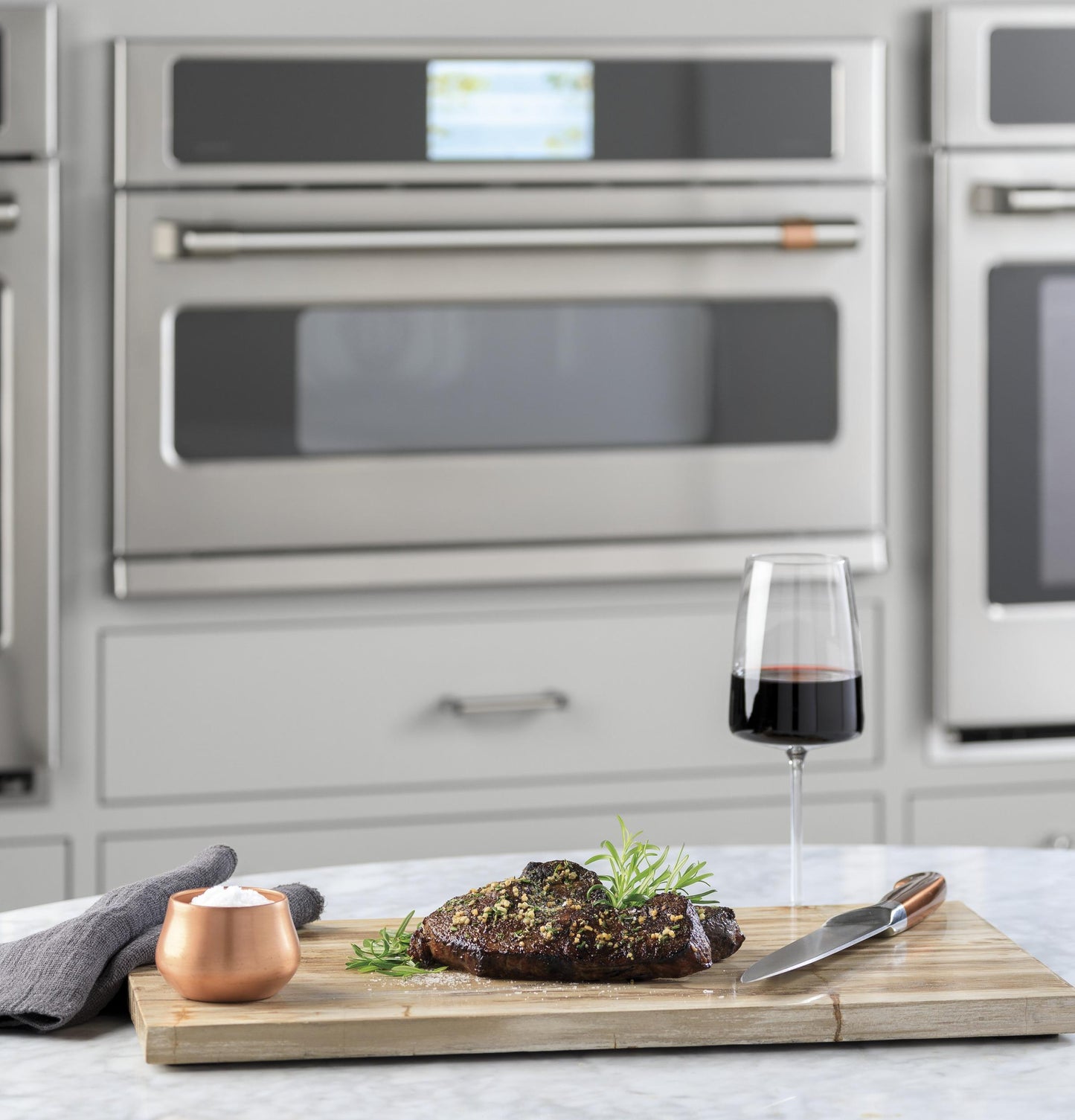 CAFE 30" Custom Speed Cook Oven with 120V Advantium Technology Black - CSB913P3VD1