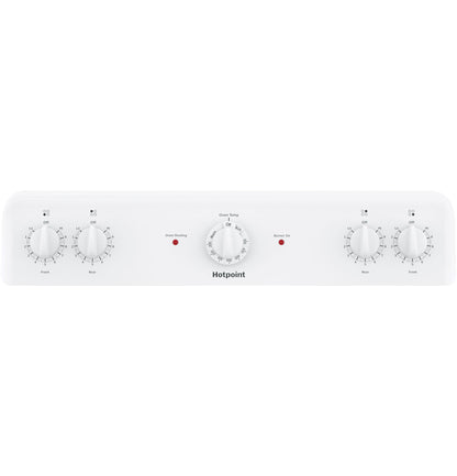 HOTPOINT Hotpoint ENERGY STAR 30" Free-Standing Electric Range White - RBS160DMWW