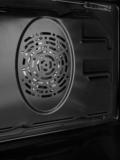 BLOMBERG APPLIANCES BWOS24110SS 24in Built in Wall Oven Single, stainless, full glass door moon design in Stainless Steel - BWOS24110SS
