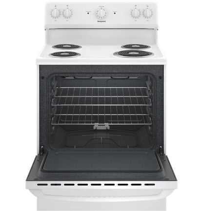 HOTPOINT Hotpoint ENERGY STAR 30" Free-Standing Electric Range White - RBS160DMWW