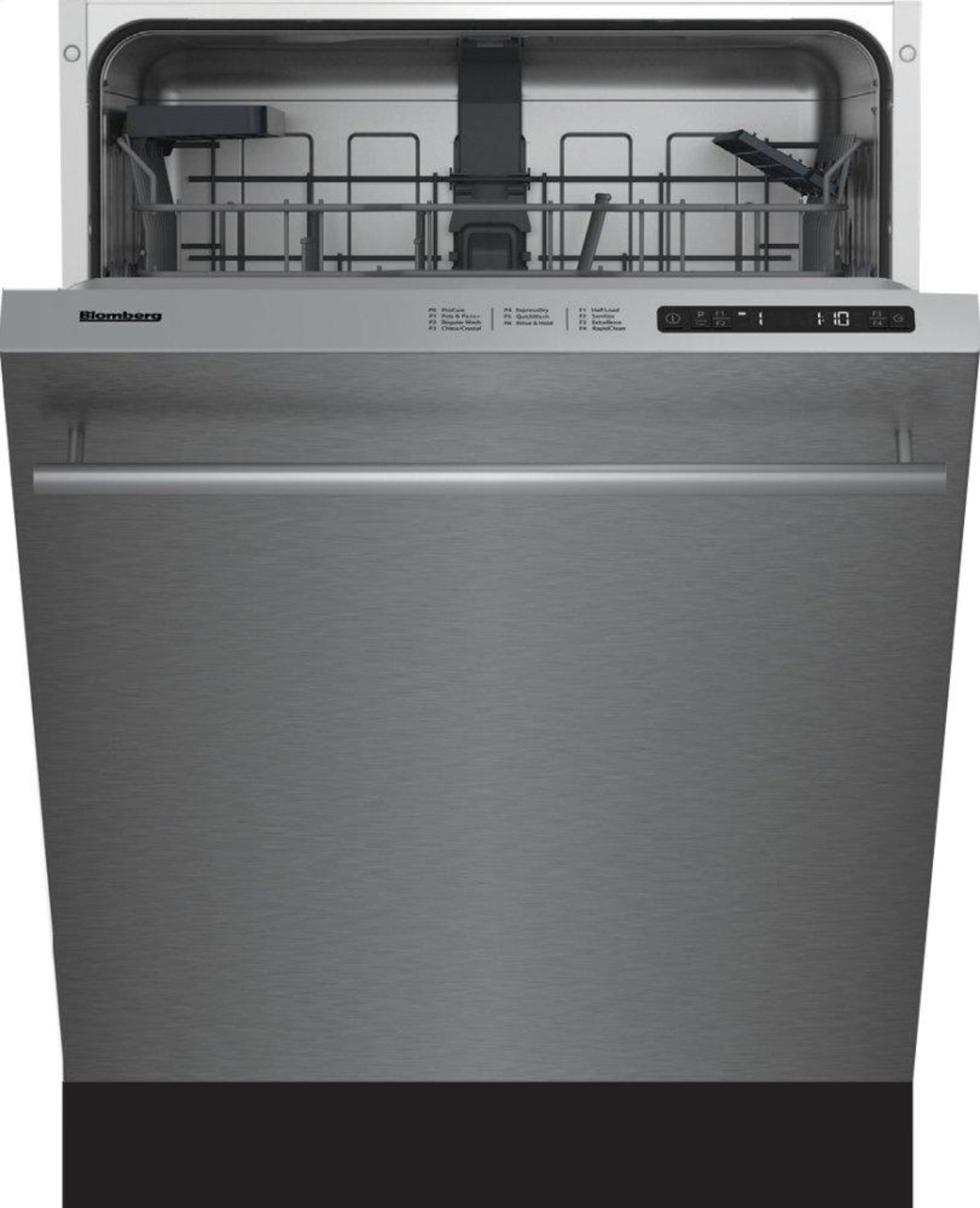 BLOMBERG APPLIANCES DWT51600SS 24in Dishwasher SS w/ bar handle 48dBA top control 6 cycle, beam on floor in Stainless Steel - DWT51600SS