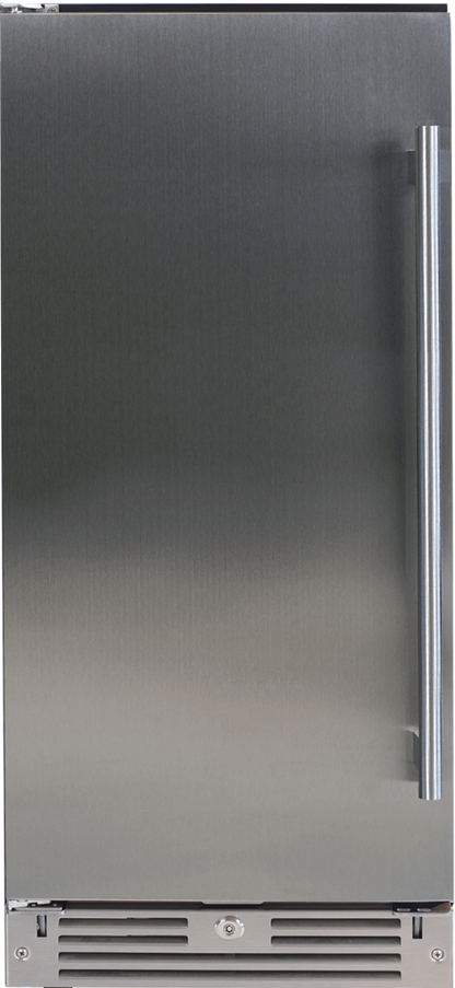 XO APPLIANCE XOU15ORSL Outdoor Refrigerator 15" Solid in Stainless Steel, Left Hinge in Stainless Steel - XOU15ORSL