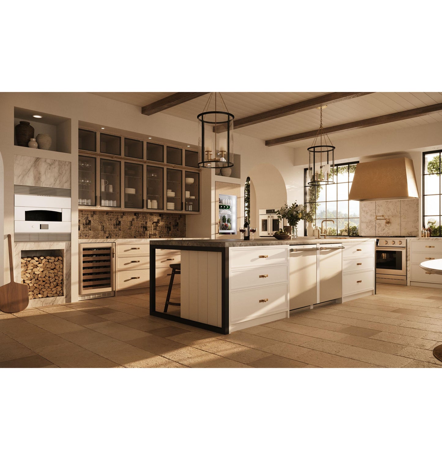 MONOGRAM Monogram 48" Custom Brass Hood Brass - ZVC48DTB1