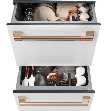 CAFE  Dishwasher Double Drawer White - CDD420P4TW2