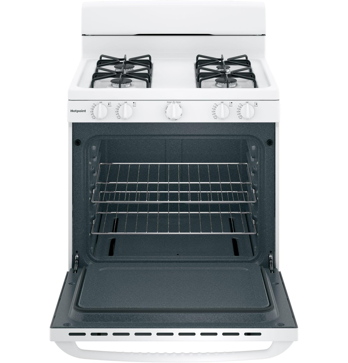 HOTPOINT Hotpoint 30" Free-Standing Gas Range White - RGBS300DMWW