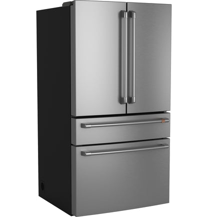 CAFE  ENERGY STAR 28.7 Cu. Ft. Smart 4-Door French-Door Refrigerator With Dual-Dispense AutoFill Pitcher in Stainless Steel - CGE29DP2TS1