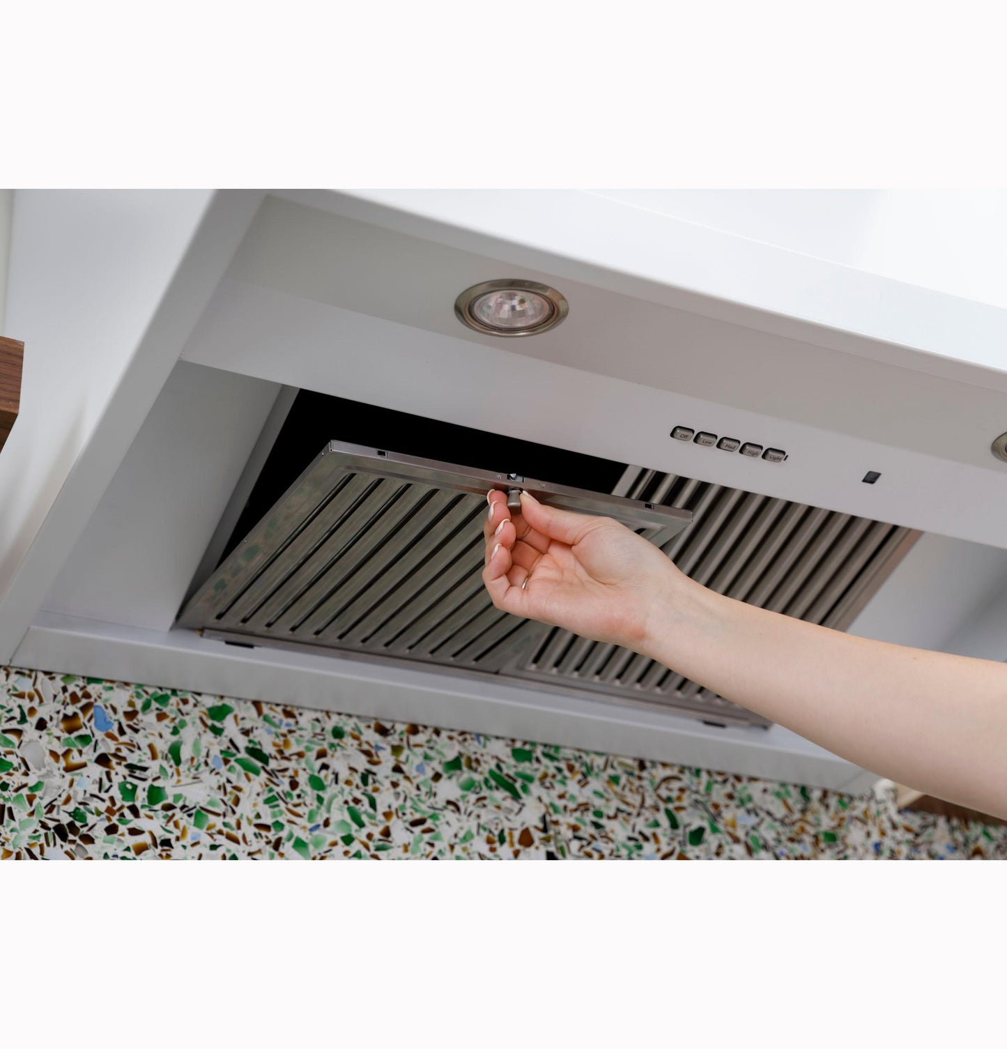 CAFE 36" Commercial Hood White - CBW36YIEWW6