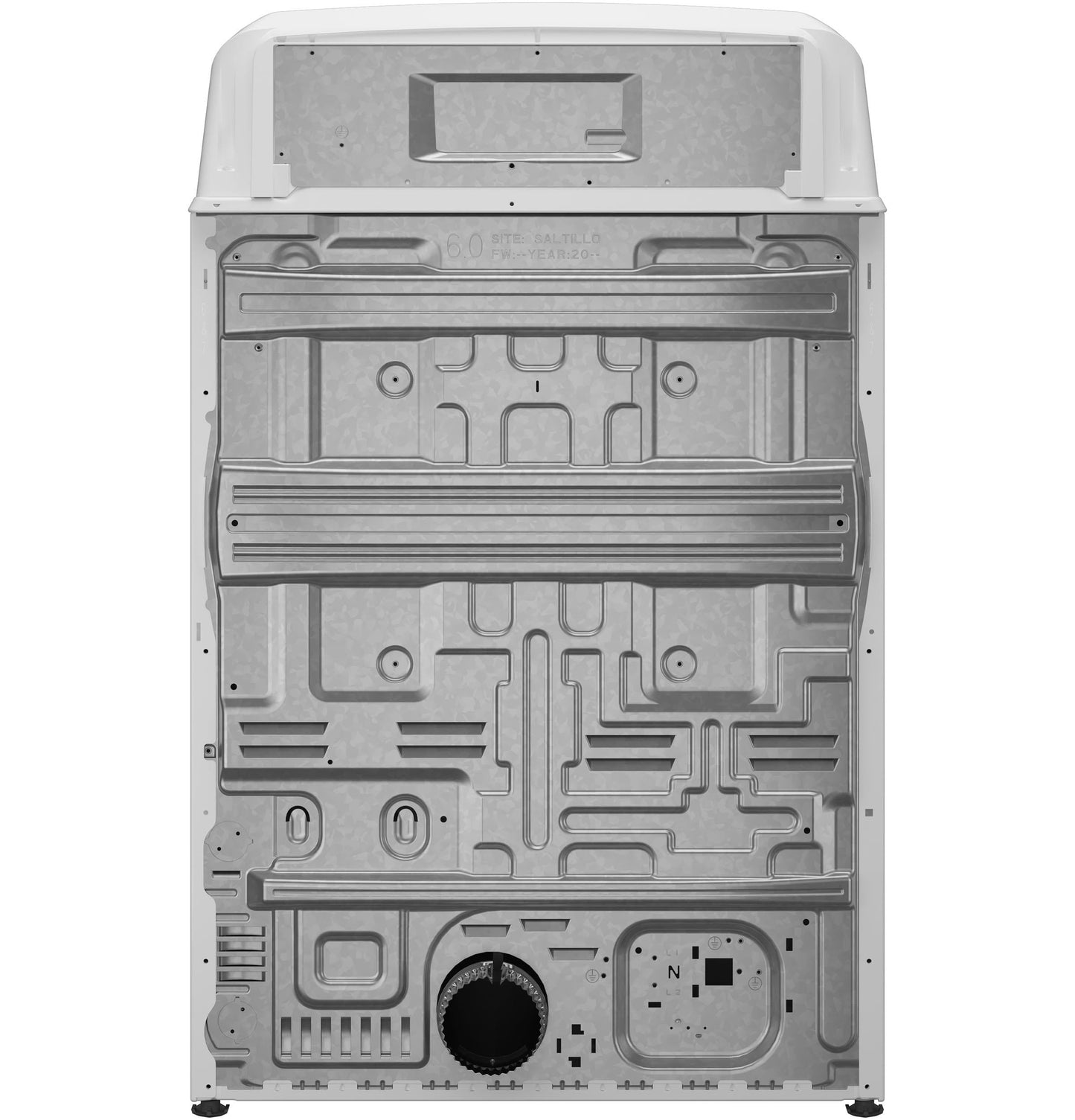 HOTPOINT Hotpoint 6.2 cu. ft. Capacity Electric Dryer with Up To 120 ft. Venting and Shallow Depth White - HTX26EASWWW