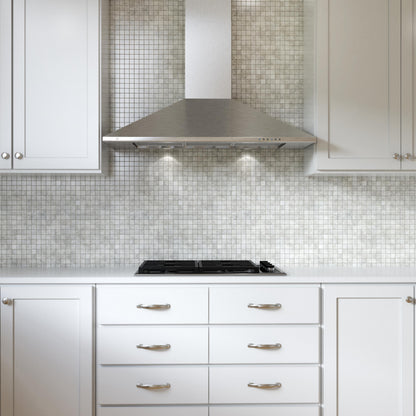 XO APPLIANCE XOB30SC 30" CCC 600/395 CFM Italian Made Wall Mount Chimney Range Hood in Stainless Steel - XOB30SC