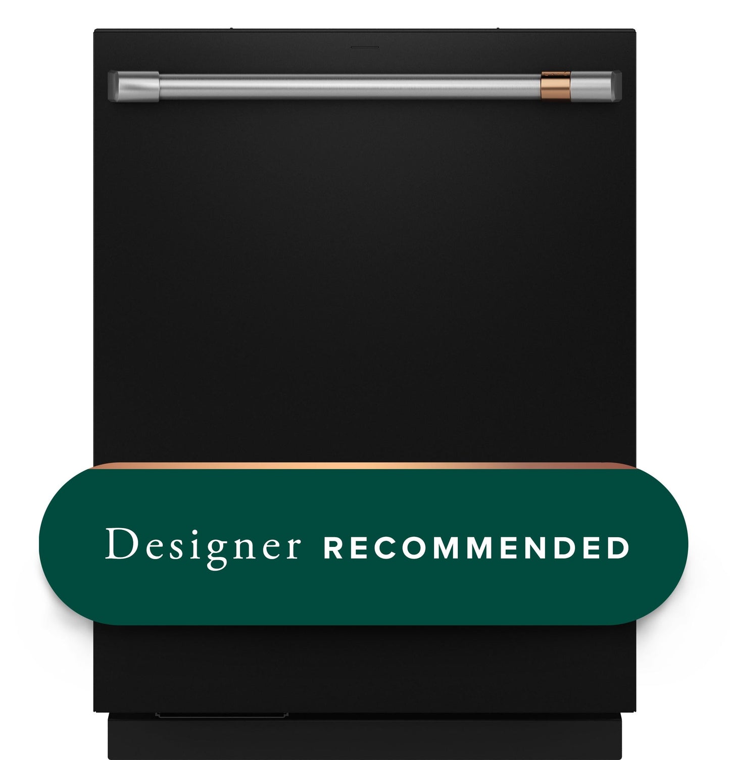 CAFE  CustomFit ENERGY STAR Stainless Interior Smart Dishwasher with Ultra Wash Top Rack and Dual Convection Ultra Dry, LED Lights, 39 dBA Black - CDT888P3VD1