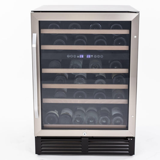 AVANTI Avanti 49 Bottle Dual-Zone Wine Cooler in Stainless Steel - WCR496DS