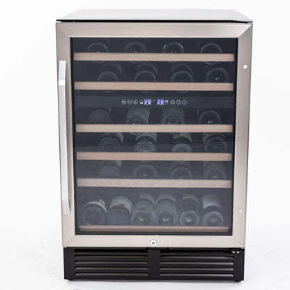 AVANTI Avanti 49 Bottle Dual-Zone Wine Cooler in Stainless Steel - WCR496DS
