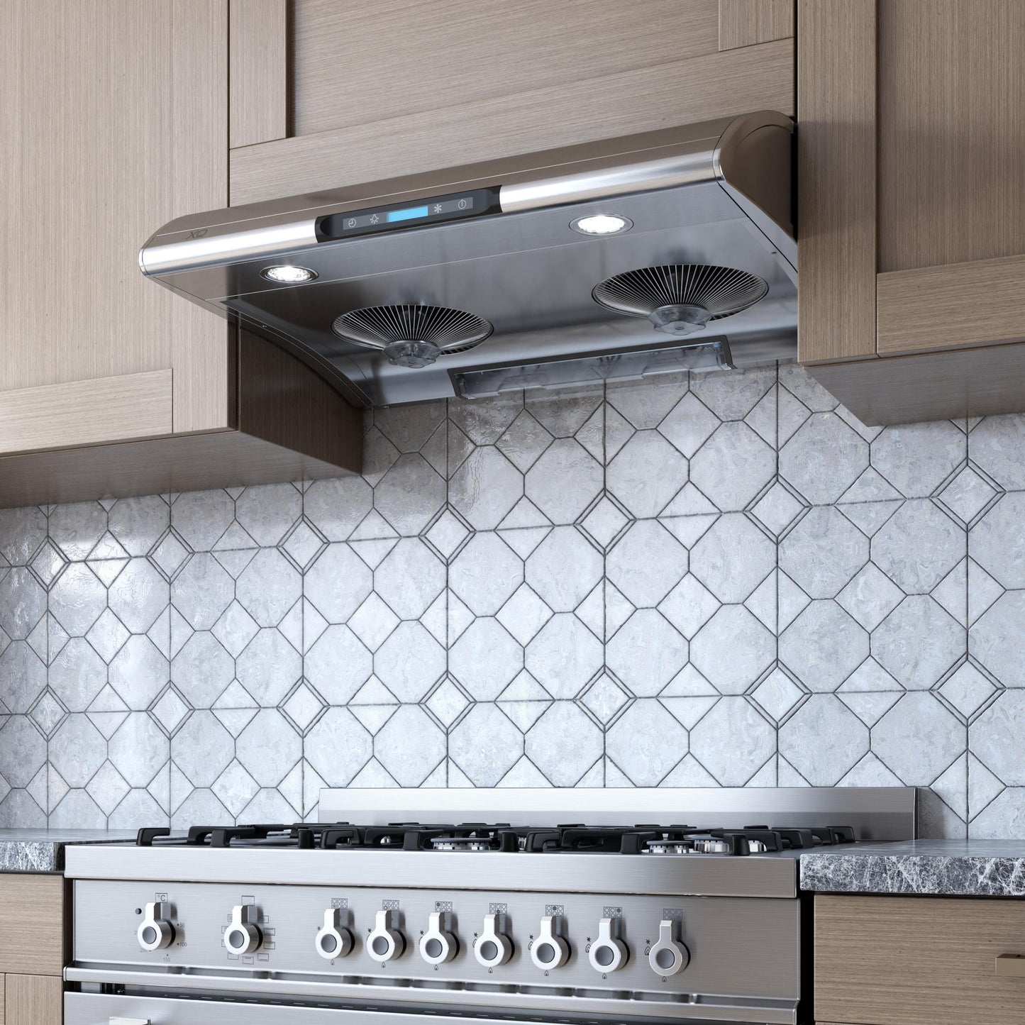 XO APPLIANCE XOA30W 550 CFM 30" Filter Free Under Cabinet Range Hood White - XOA30W