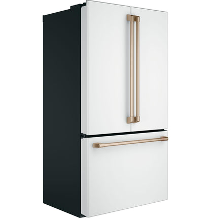 CAFE CWE23SP4MW2 CAFé™ ENERGY STAR® 23.1 Cu. Ft. Smart Counter-Depth French-Door Refrigerator White