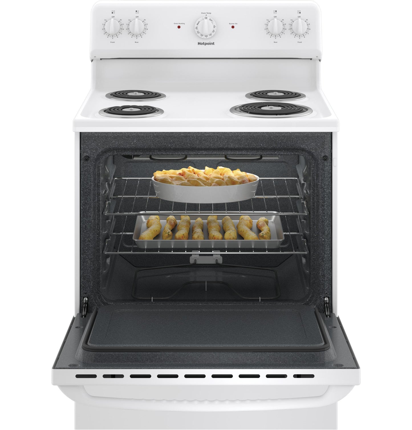 HOTPOINT Hotpoint ENERGY STAR 30" Free-Standing Electric Range White - RBS160DMWW