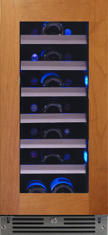 XO APPLIANCE XOU15WGOL 15" Wine Cooler, Panel Ready Glass, Left Hinge Custom Panel Ready - XOU15WGOL