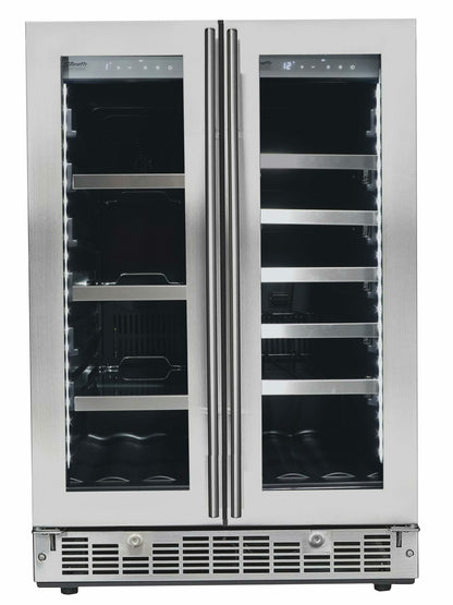 SILHOUETTE Silhouette - 24" Built-in Beverage Center in Stainless Steel - SPRBC047D1SS