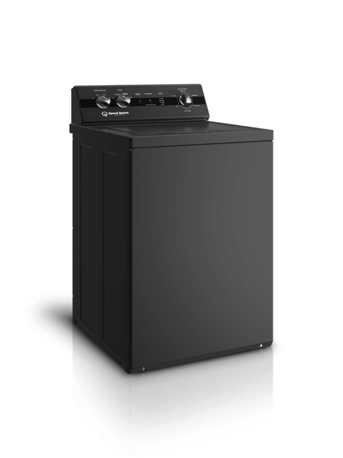 SPEED QUEEN TC5003BN TC5 Top Load Washer with Speed Queen Classic Clean No Lid Lock  Black - TC5003BN