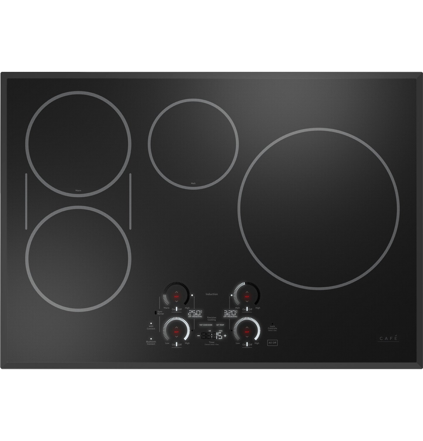 CAFE  Series ENERGY STAR  30" Built-In Touch Control Induction Cooktop Black - CHP90301TBB