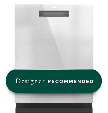 CAFE  CustomFit ENERGY STAR Stainless Interior Smart Dishwasher with Ultra Wash Top Rack and LED Lights, 39 dBA in Platinum Glass Gray - CDP888M5VS5