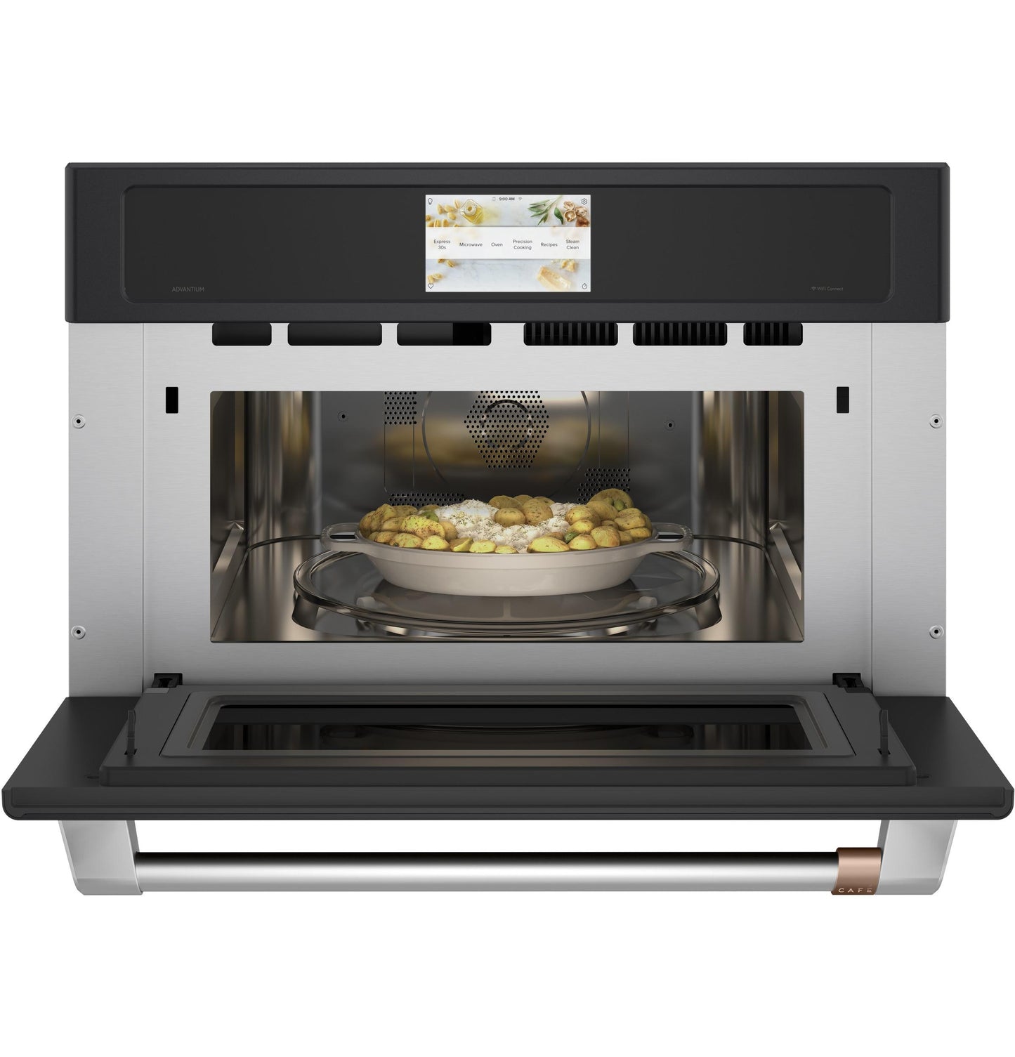 CAFE 30" Custom Speed Cook Oven with 120V Advantium Technology Black - CSB913P3VD1