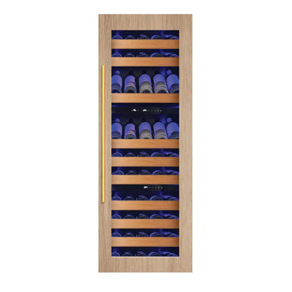 XO APPLIANCE XOU2470WTZGO Tall Triple Zone Wine Cooler, Panel Ready Glass Custom Panel Ready - XOU2470WTZGO