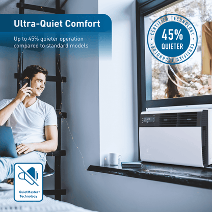 FRIEDRICH KCVQ08B10A Friedrich K hl Inverter 8,000 BTU 115V Smart Window/Wall Air Conditioner - Cool only